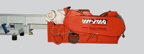 WLH 400 with a vibrating feed belt